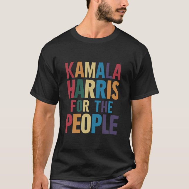 T-shirt Kamala Harris pour le président LGBT Gay pride Rai (Devant)