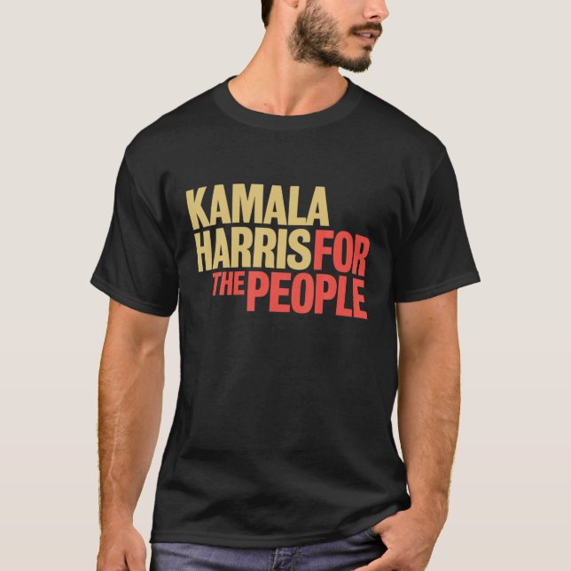 T-shirt Kamala Harris pour le vice-président du peuple 202 (Devant)