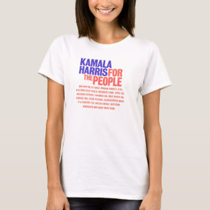 T-shirt Kamala Harris : Pour les personnes riches qui