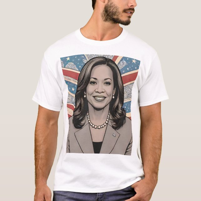 T-shirt kamala harris président 2024 usa (Devant)