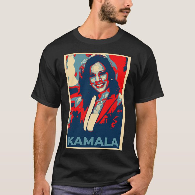 T-shirt Kamala Harris president of America democrat 2024 (Devant)