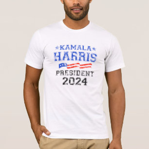 T-shirt Kamala Harris Président Vintage patriotique 2024