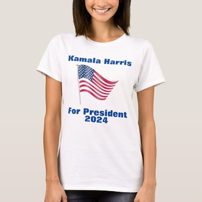 T-shirt Kamala Harris Présidente 2024 (Devant)