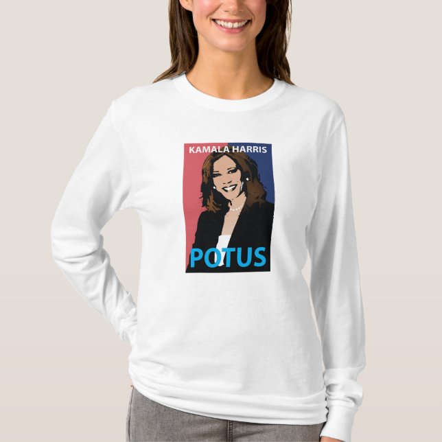 T-shirt Kamala Harris "PUTUS" (Devant)