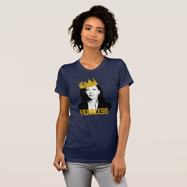 T-shirt Kamala Harris sans peur (Devant entier)