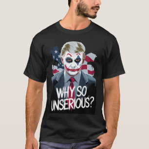 T-SHIRT KAMALA HARRIS : "TRUMP EST SI INSÉRIEUX