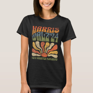 T-shirt Kamala Harris Walz 2024 pour un avenir plus radieu