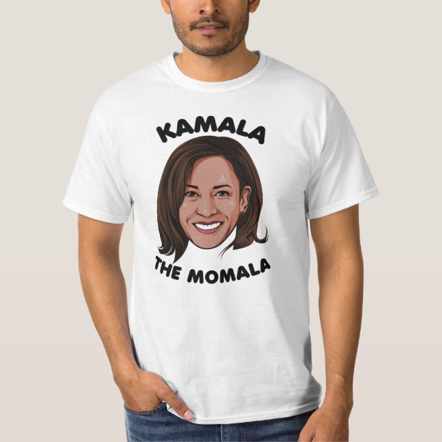 T-SHIRT KAMALA LA MOMALA (Devant)