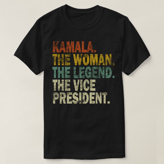 T-shirt Kamala La Vice-Présidente Femme (Design devant)