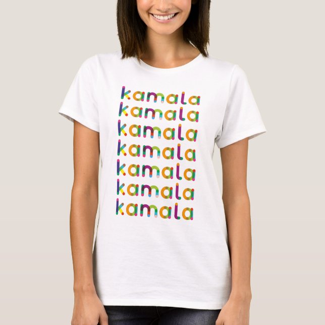 T-shirt Kamala Nom Sept Lignes (Devant)