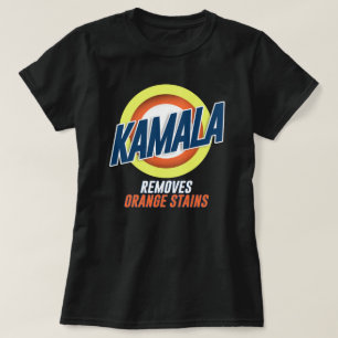 T-shirt Kamala supprime les rideaux orange