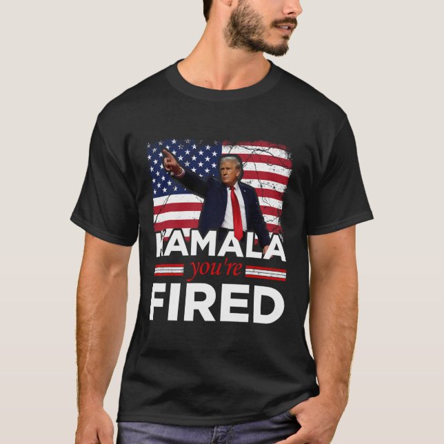 T-shirt Kamala Vous êtes fired drôle (Devant)