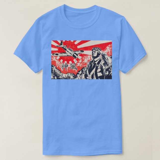 T-shirt Kamikaze A6M Zero  (Design devant)