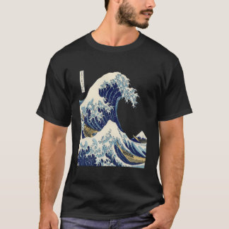 T-shirt Kanagawa Art Japonais La Grande Vague Aesth Vintag