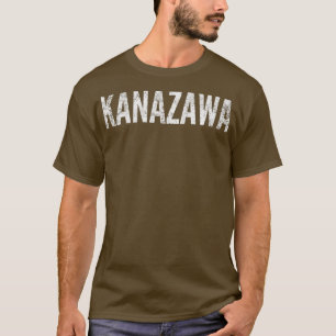T-shirt Kanazawa Japon Graphisme en détresse 