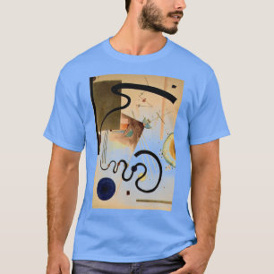 T-shirt Kandinsky Abstrait oeuvre Carolina Bleu