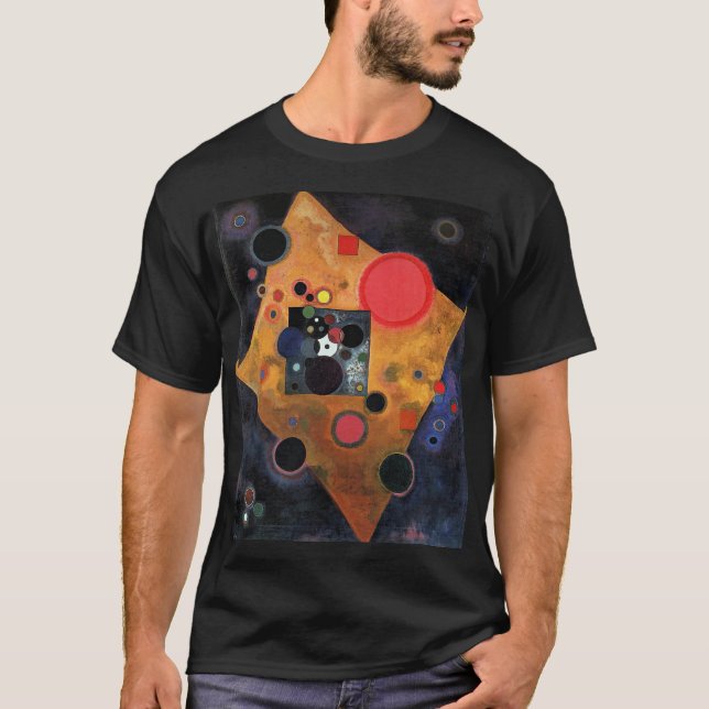 T-shirt Kandinsky - Accent on Rose, (Devant)
