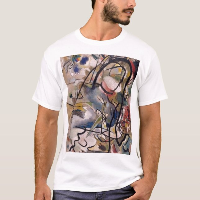 T-shirt Kandinsky Art moderne Abstrait coloré (Devant)