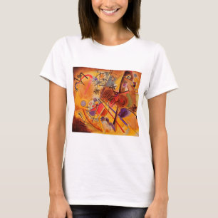 T-shirt Kandinsky Brown jaune bleu rouge