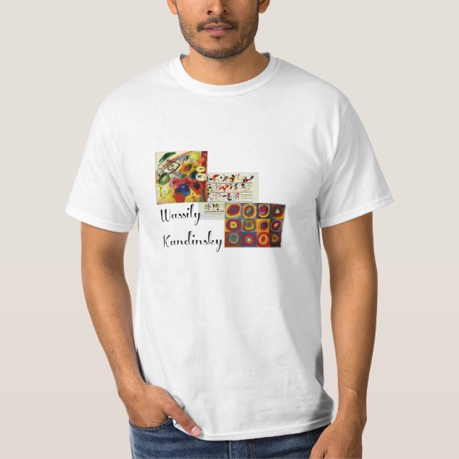 T-shirt Kandinsky - Collage de son oeuvre (Devant)
