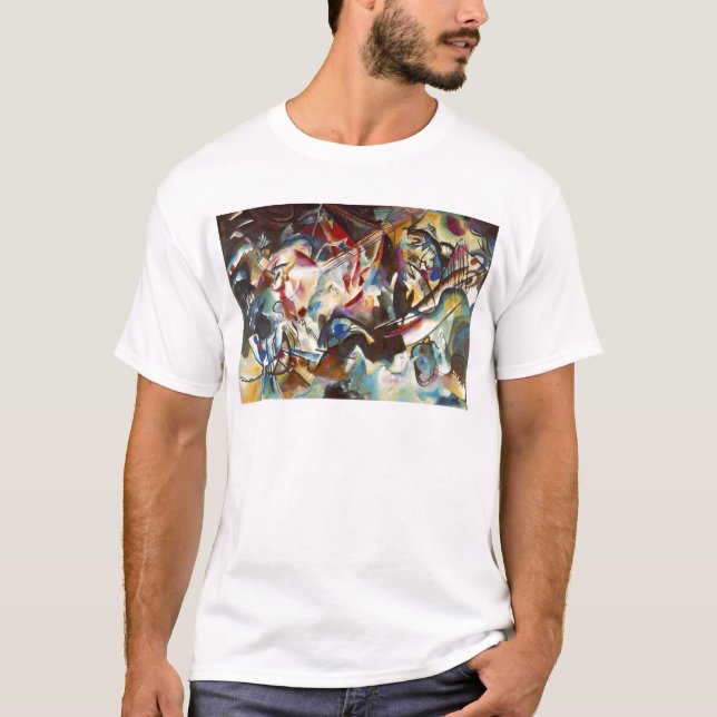 T-shirt Kandinsky Composition VI Peinture Abstraite (Devant)
