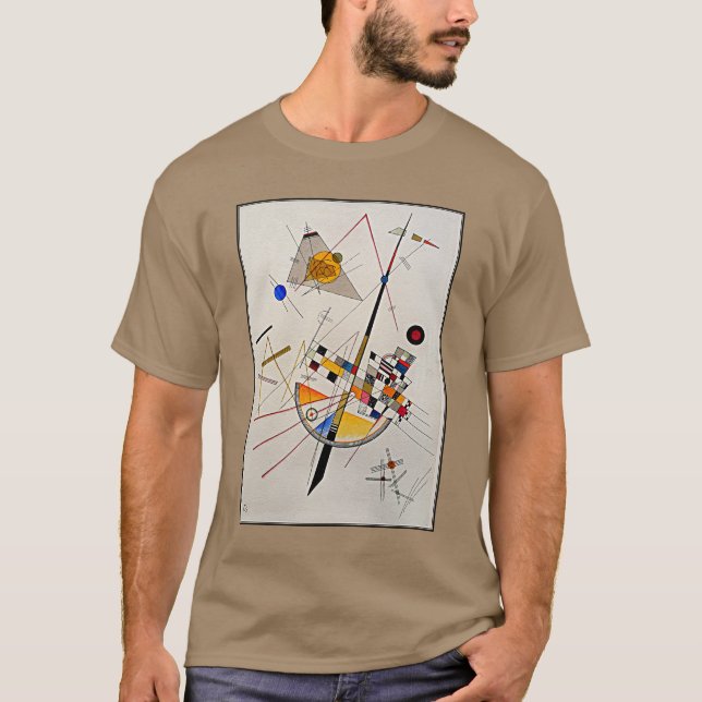 T-shirt Kandinsky - Délicate tension (Devant)