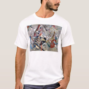 T-shirt Kandinsky En Gris Oeuvre Abstraite