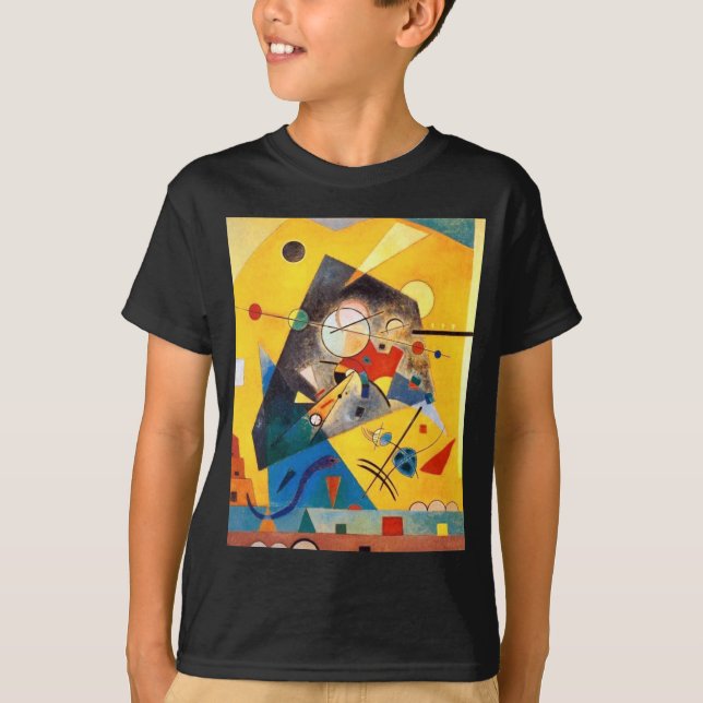 T-shirt Kandinsky Harmonie calme Art Abstrait (Devant)