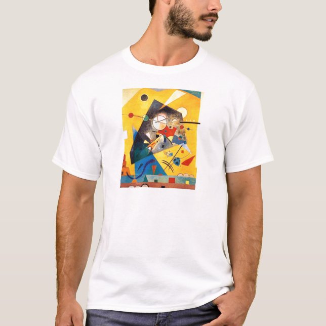 T-shirt Kandinsky Harmonie calme Art Abstrait (Devant)