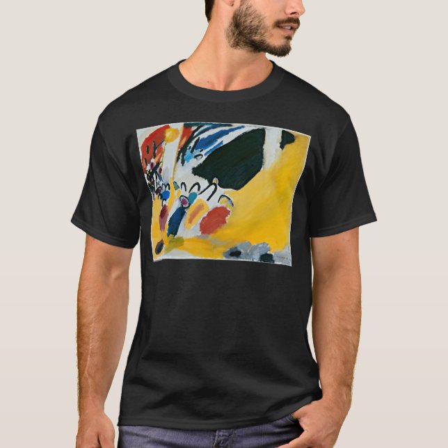 T-shirt Kandinsky Impression III Concert Peinture Abstrait (Devant)