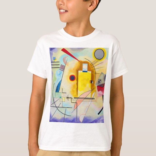 T-shirt Kandinsky jaune-rouge-bleu (Devant)
