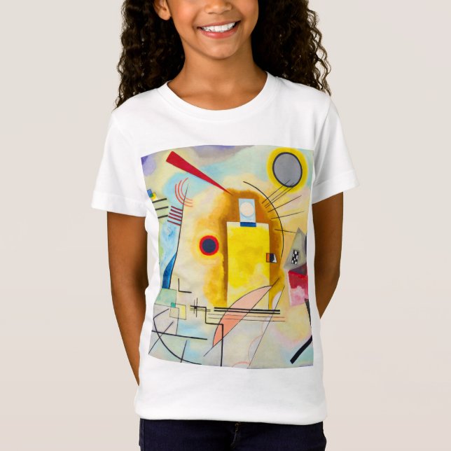 T-Shirt Kandinsky jaune-rouge-bleu (Devant)