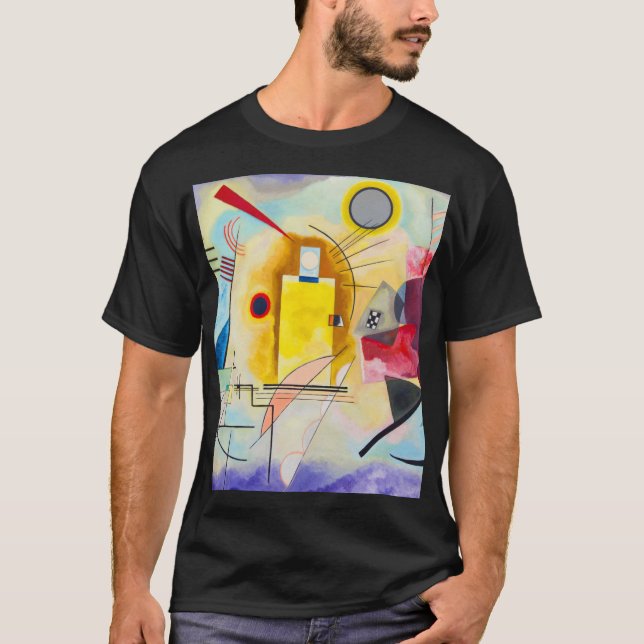 T-shirt Kandinsky jaune-rouge-bleu (Devant)