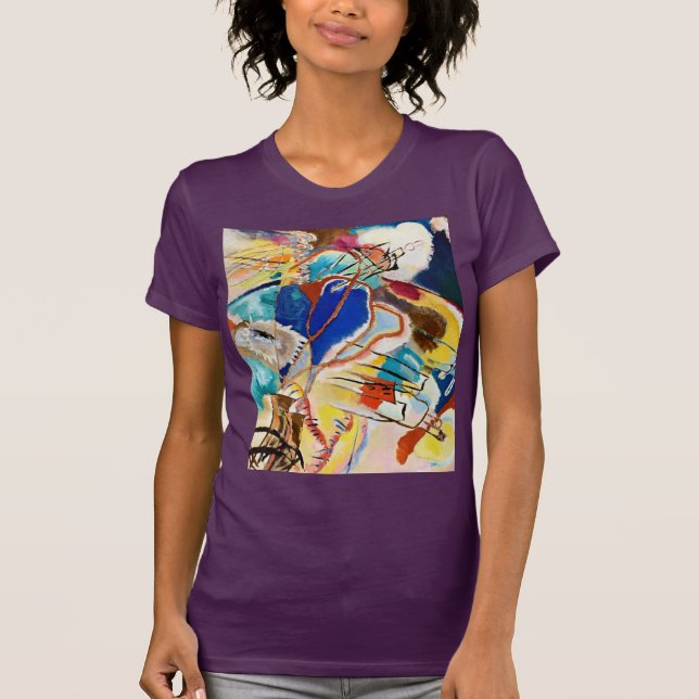 T-shirt Kandinsky Moderne peinture Abstraite (Devant)