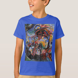 T-shirt Kandinsky Moscou I Cityscape Abstraite profonde ro