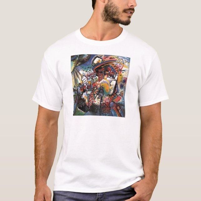 T-shirt Kandinsky Moscou I Cityscape peinture Abstraite (Devant)