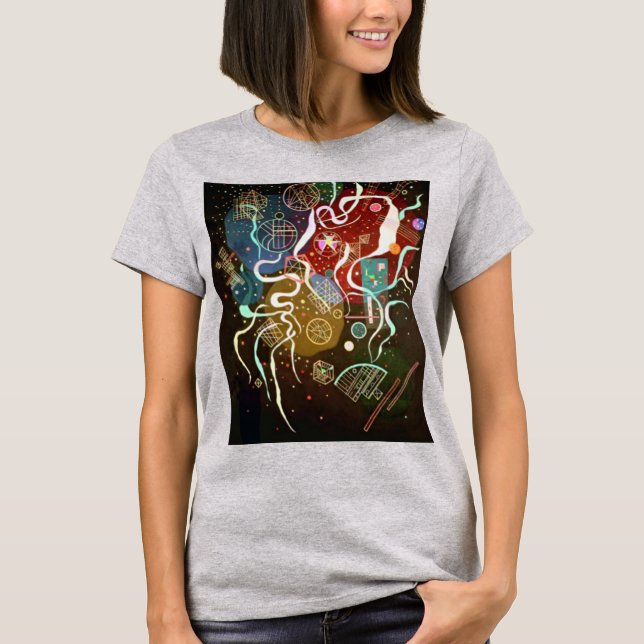 T-shirt Kandinsky Mouvement I Abstrait Peinture (Devant)