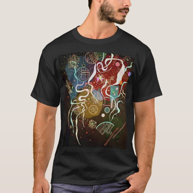 T-shirt Kandinsky Mouvement I Abstrait Peinture (Devant)