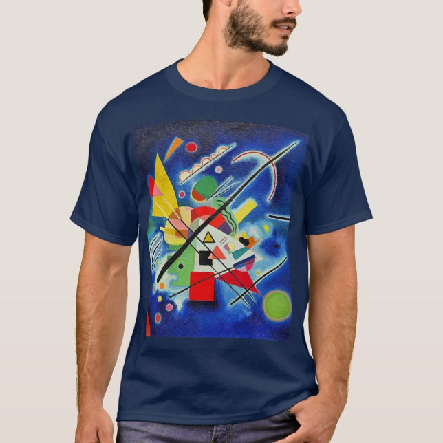 T-shirt Kandinsky - Peinture Bleue (Devant)