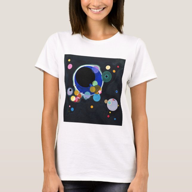 T-shirt Kandinsky Plusieurs Cercles Artwork (Devant)
