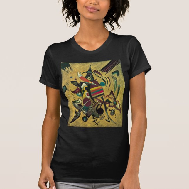 T-shirt Kandinsky Points Peinture en toile Abstraite (Devant)