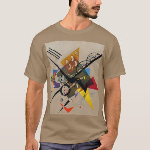 T-shirt Kandinsky Sur Blanc Deux Peintures Abstraites