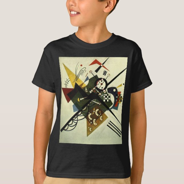 T-shirt Kandinsky Sur White II (Devant)