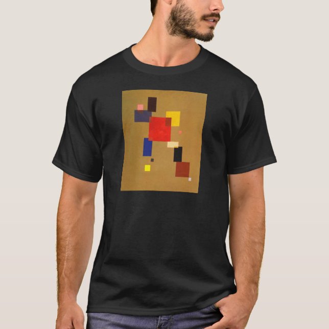 T-shirt Kandinsky Treize Rectangles peinture Abstraite (Devant)