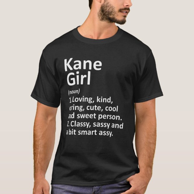 T-shirt KANE GIRL PA PENNSYLVANIA Funny City Accueil Racin (Devant)