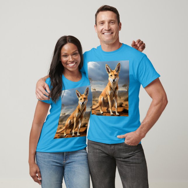 T-shirt Kangaringo australien ( Kangaroo Dingo), (Unisexe)