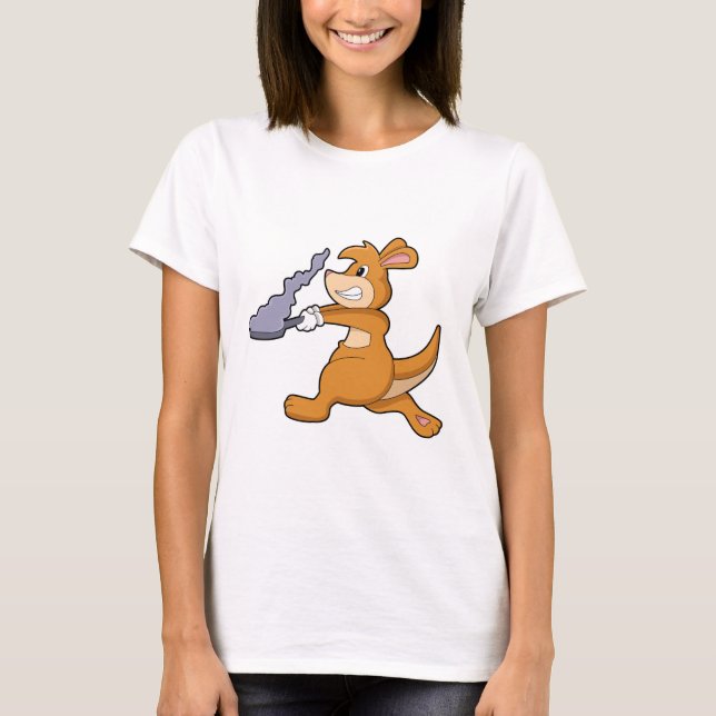 T-shirt Kangaroo as Cook (Devant)