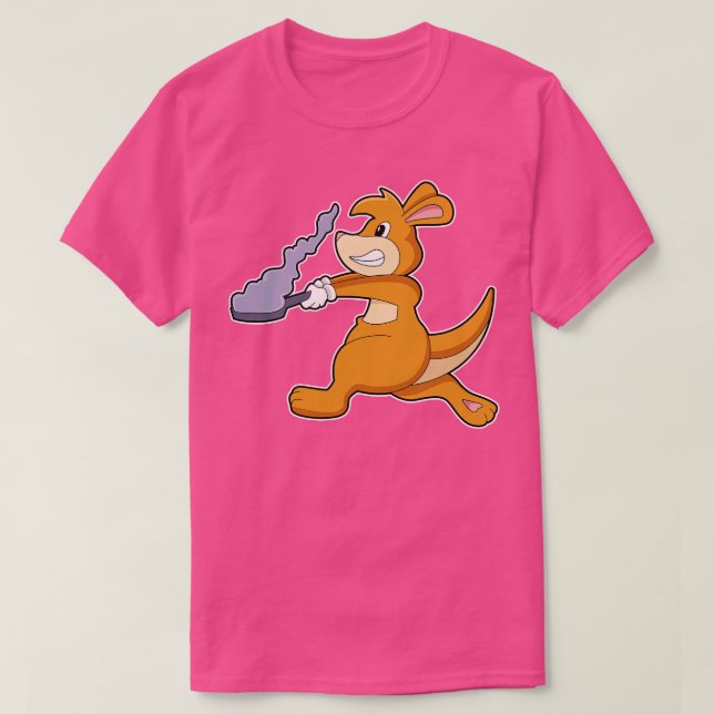 T-shirt Kangaroo as Cook (Design devant)