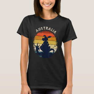 T-shirt Kangaroo Australie Animal Aussie Retro Australie