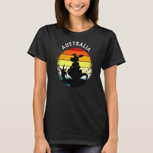 T-shirt Kangaroo Australie Animal Aussie Retro Australie